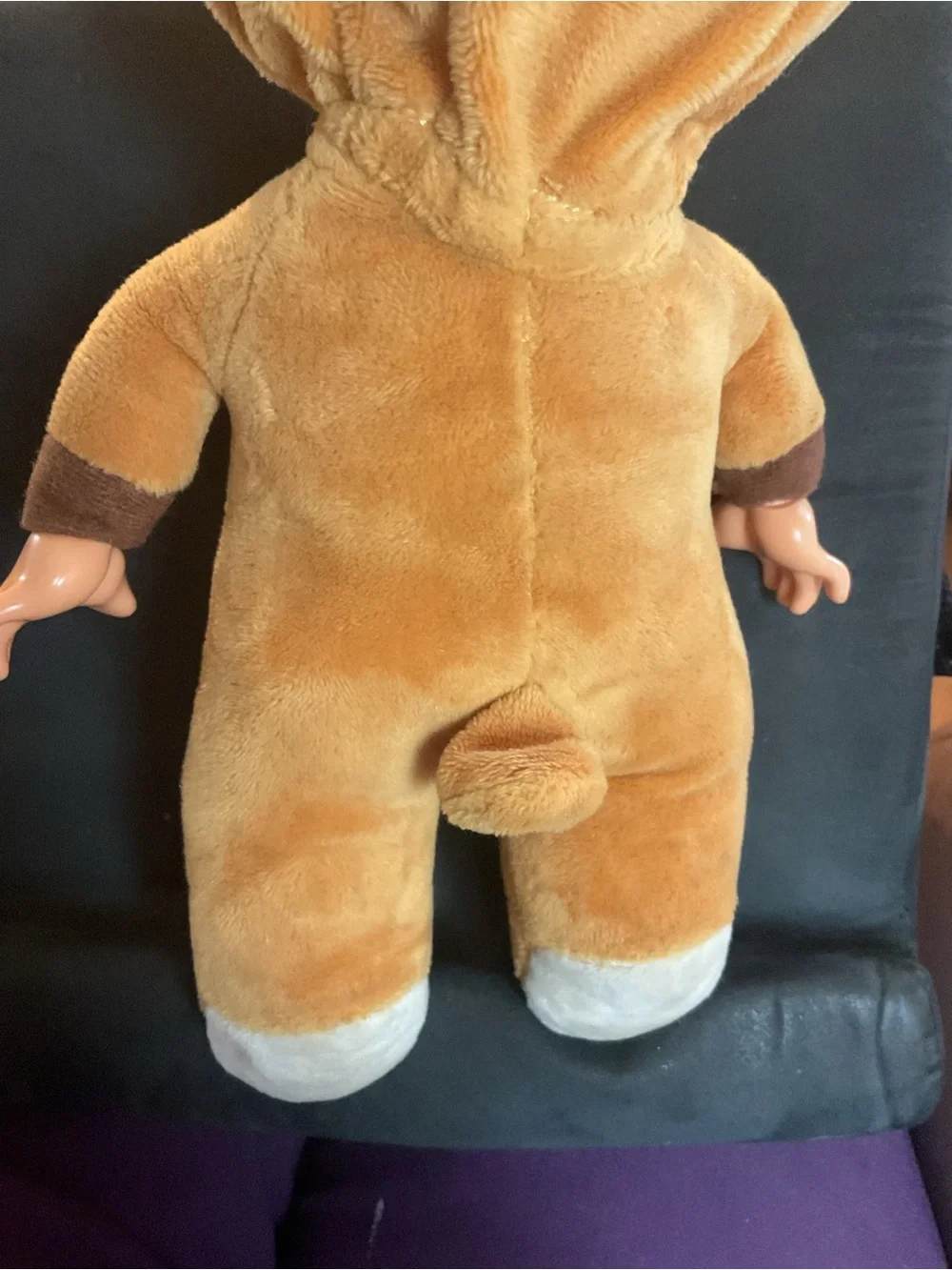 Cry Babies Plush Reindeer RUTHY Baby Doll Toy - Cries real tears 11”